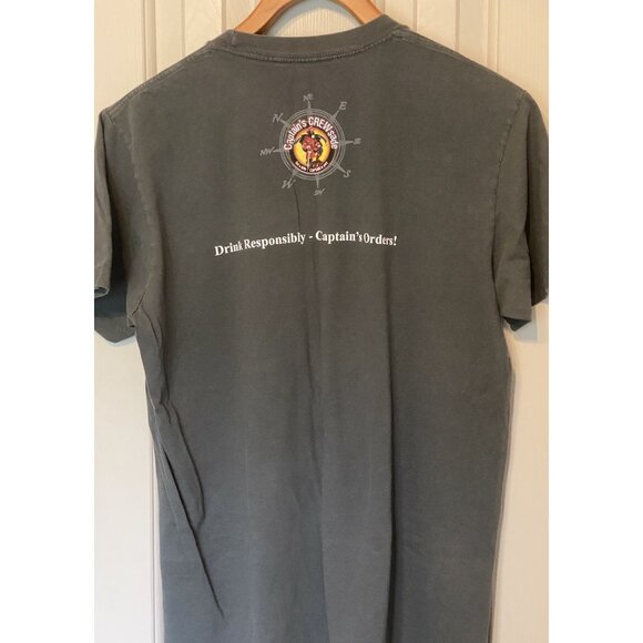 Captain Morgan Gray S/S T-Shirt Men's Size M "Put Some Captain In You" Tee - Picture 4 of 9